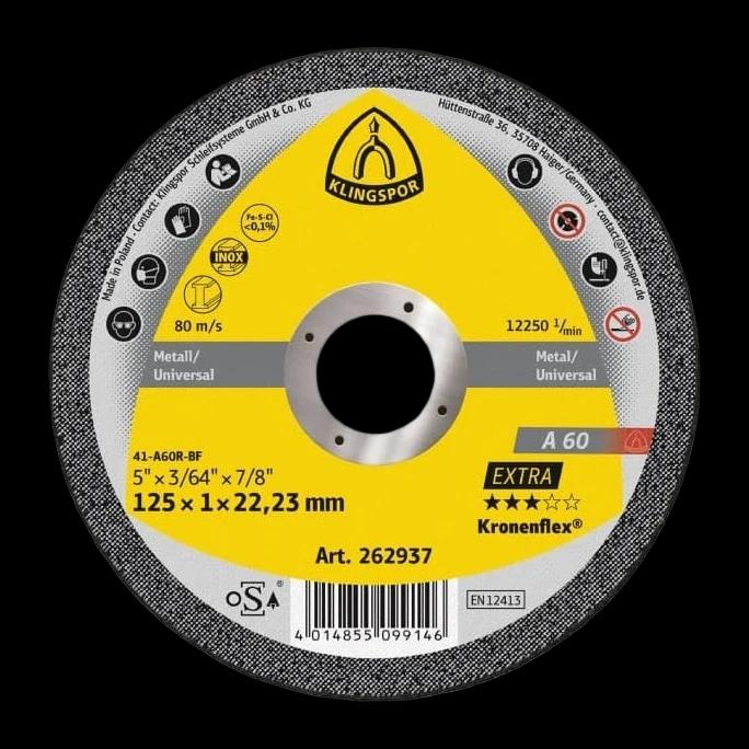 Diskas met.pj. KLINGSPOR A 60 Extra — nuotrauka 1
