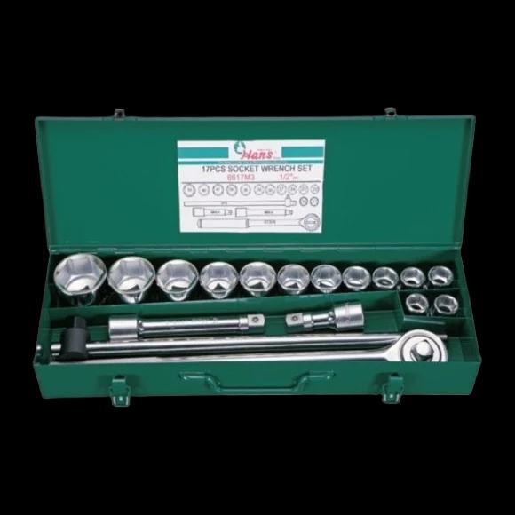 Набор инструментов 3/4" (17 шт.) HANS (6617A3)