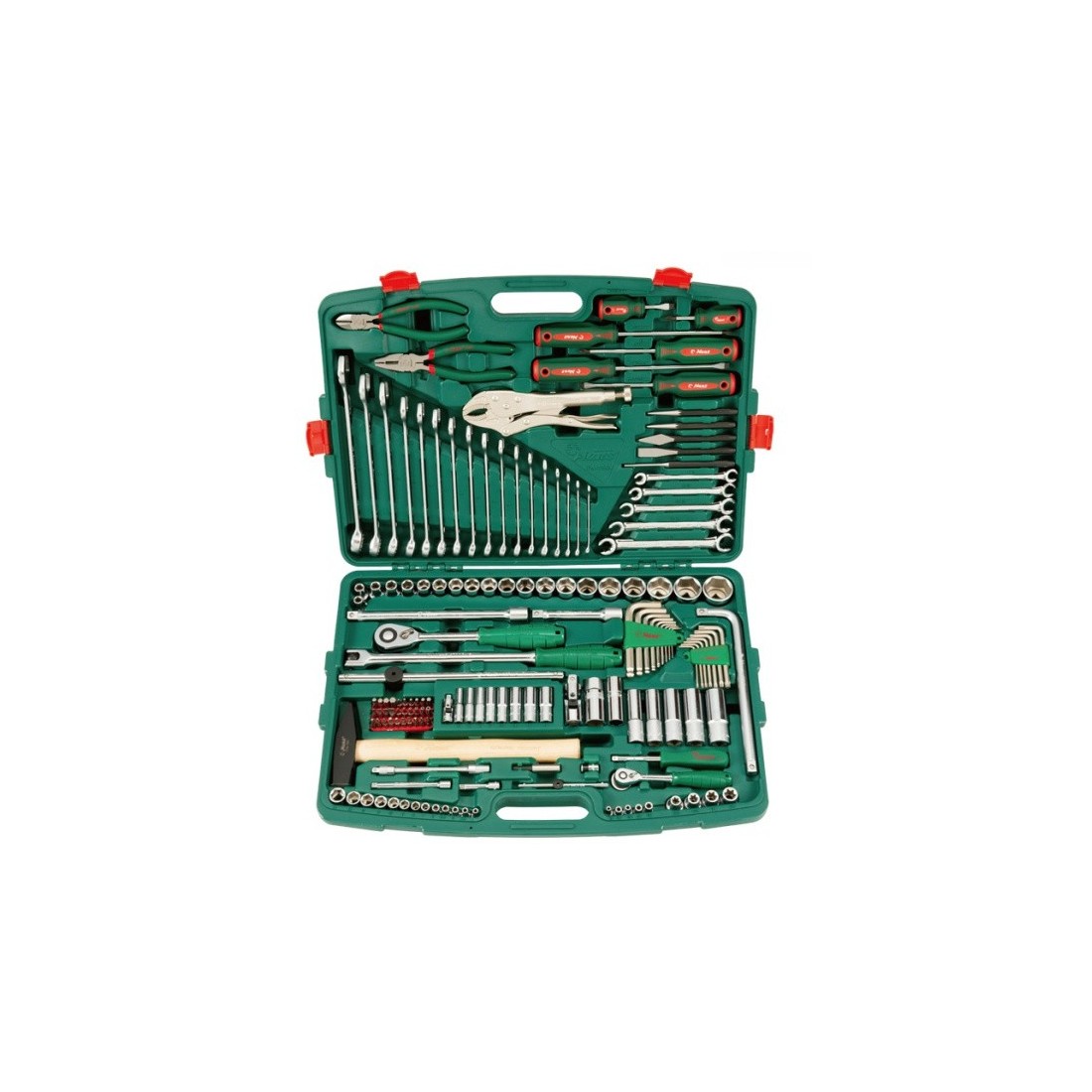 Įrankių kompl. 1/4"- 1/2" (158vnt) HANS (TK-158V)