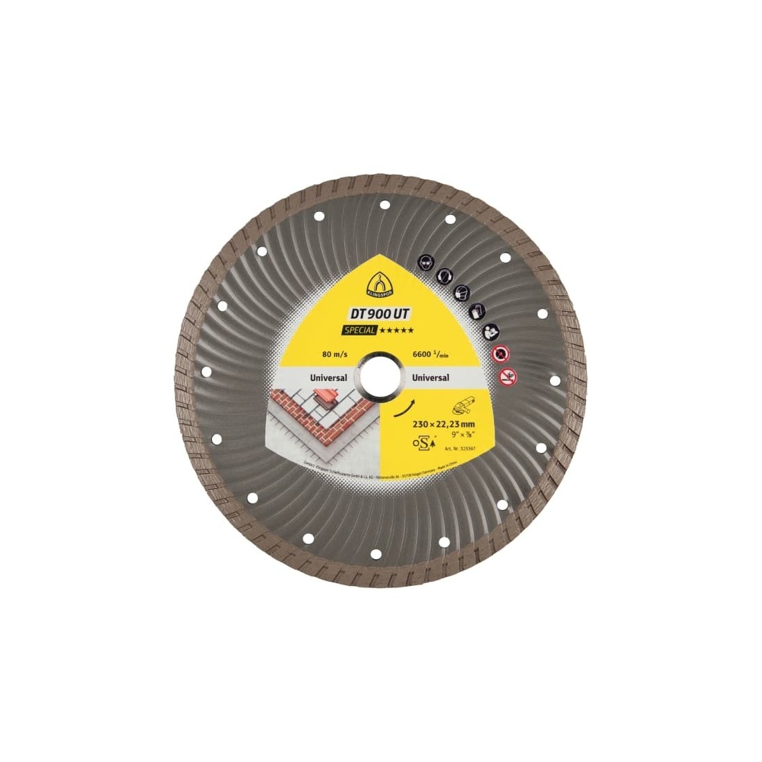 Deimantinis diskas KLINGSPOR DT 900 UT Special — nuotrauka 1
