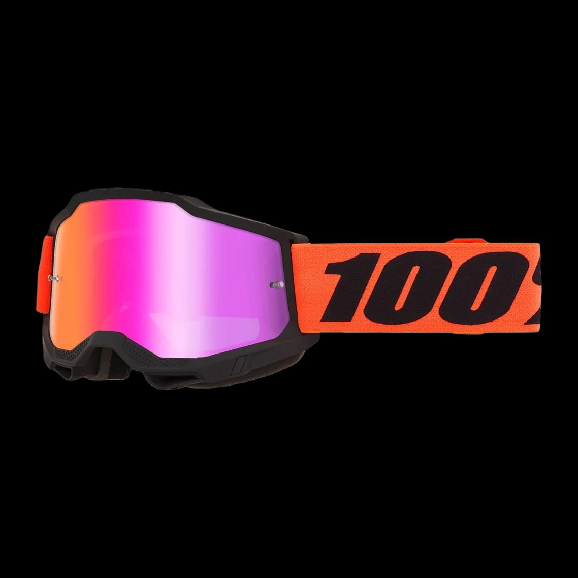 Motociklininkų M/X akiniai 100% ACCURI 2 FERRAN RED MIRROR