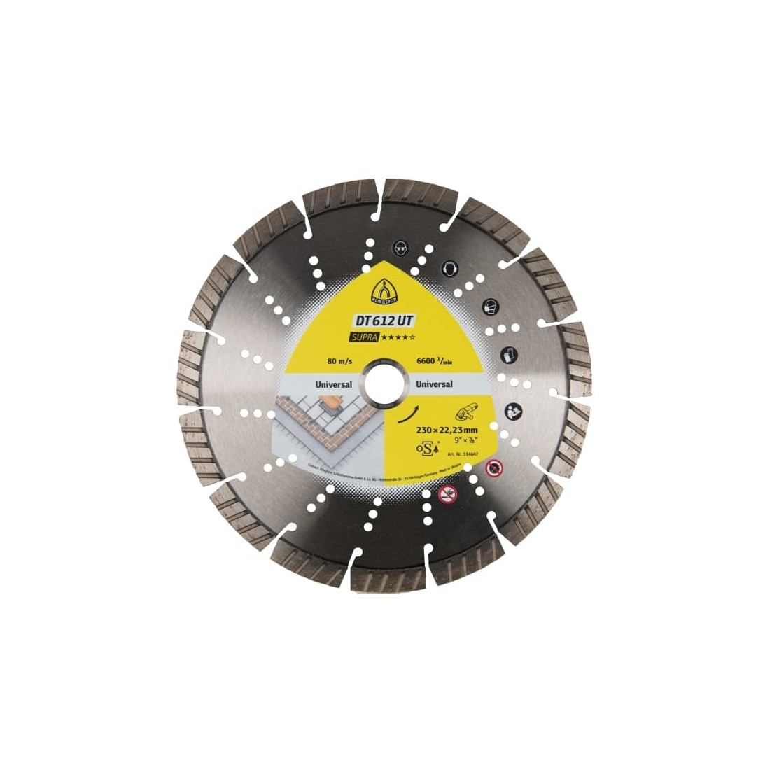Deimantinis diskas KLINGSPOR DT 612 UT Supra