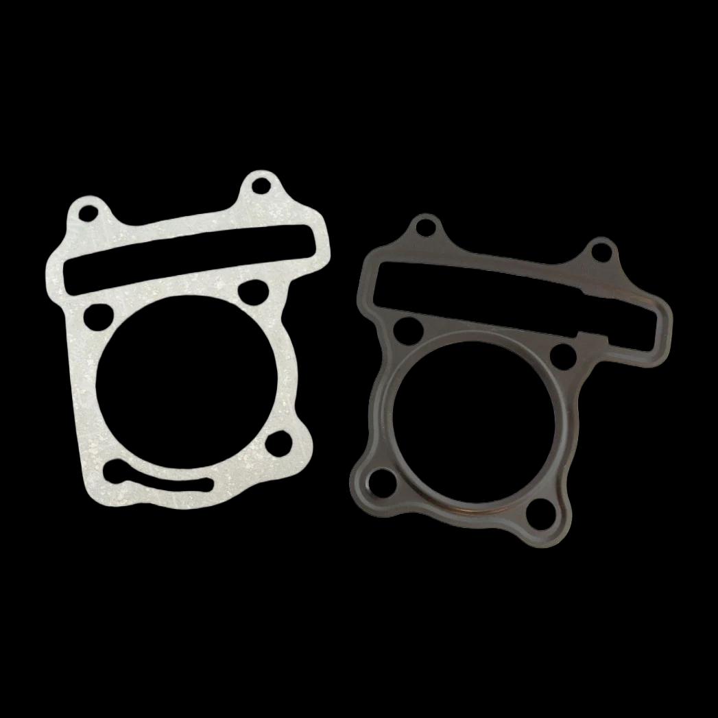Tarpinių komplektas galva+cilindras GY6 4T 125cc 52mm — nuotrauka 1