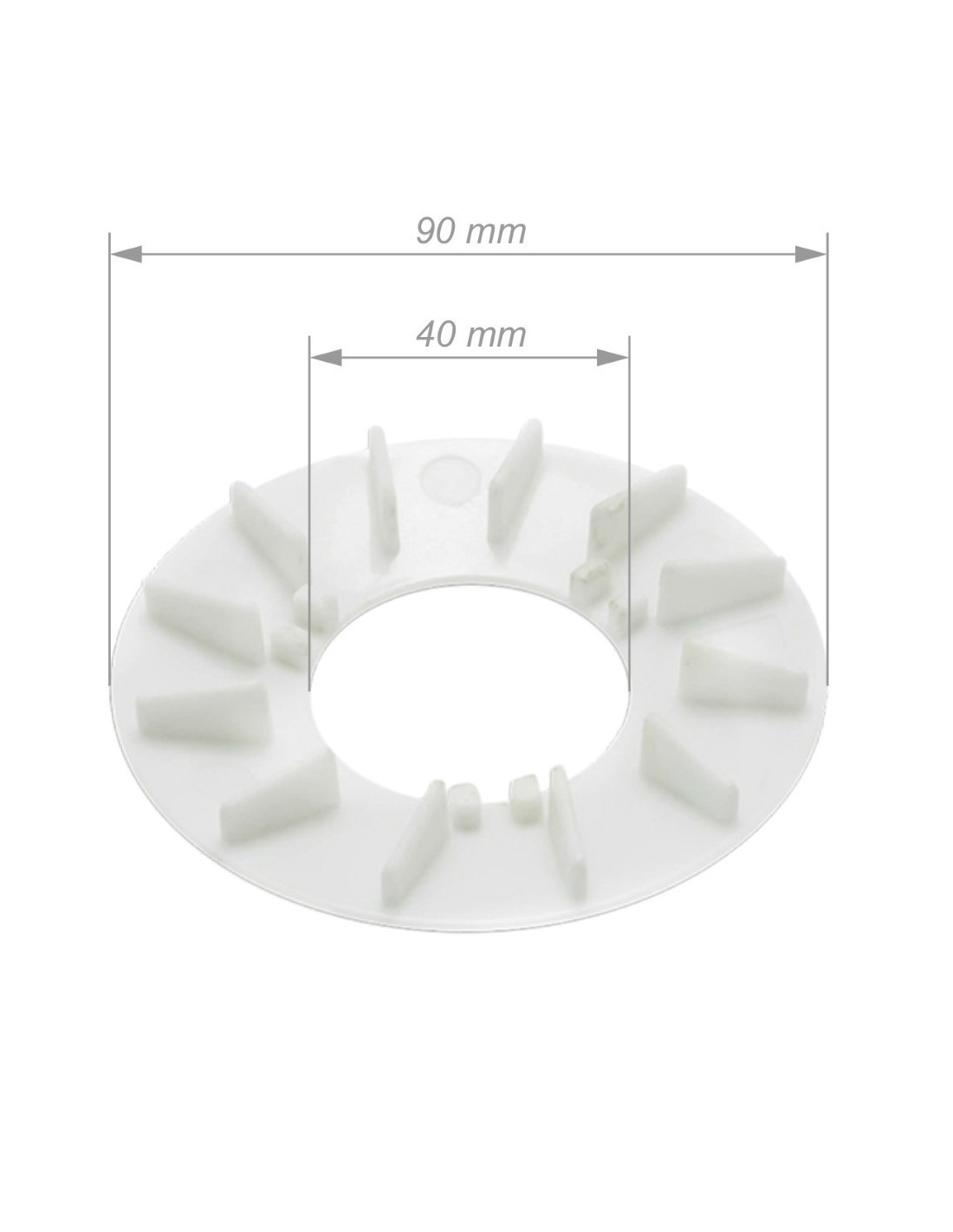Variatoriaus plastikinė sparnuotė 4T 50cc — nuotrauka 1