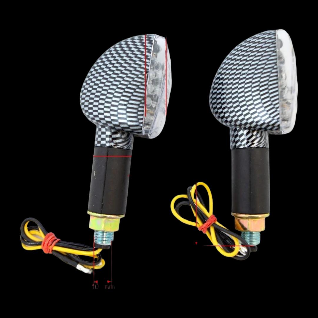 Указатель поворота LED MTT-001 с маркировкой EC, карбон