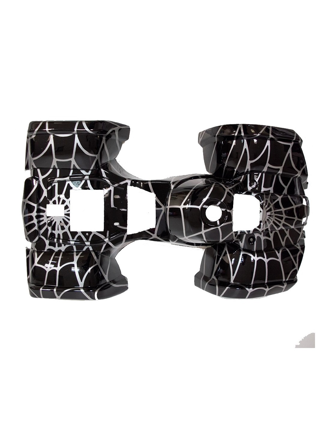 Plastikust komplekt neljarattalisele HB ATV 49 N must