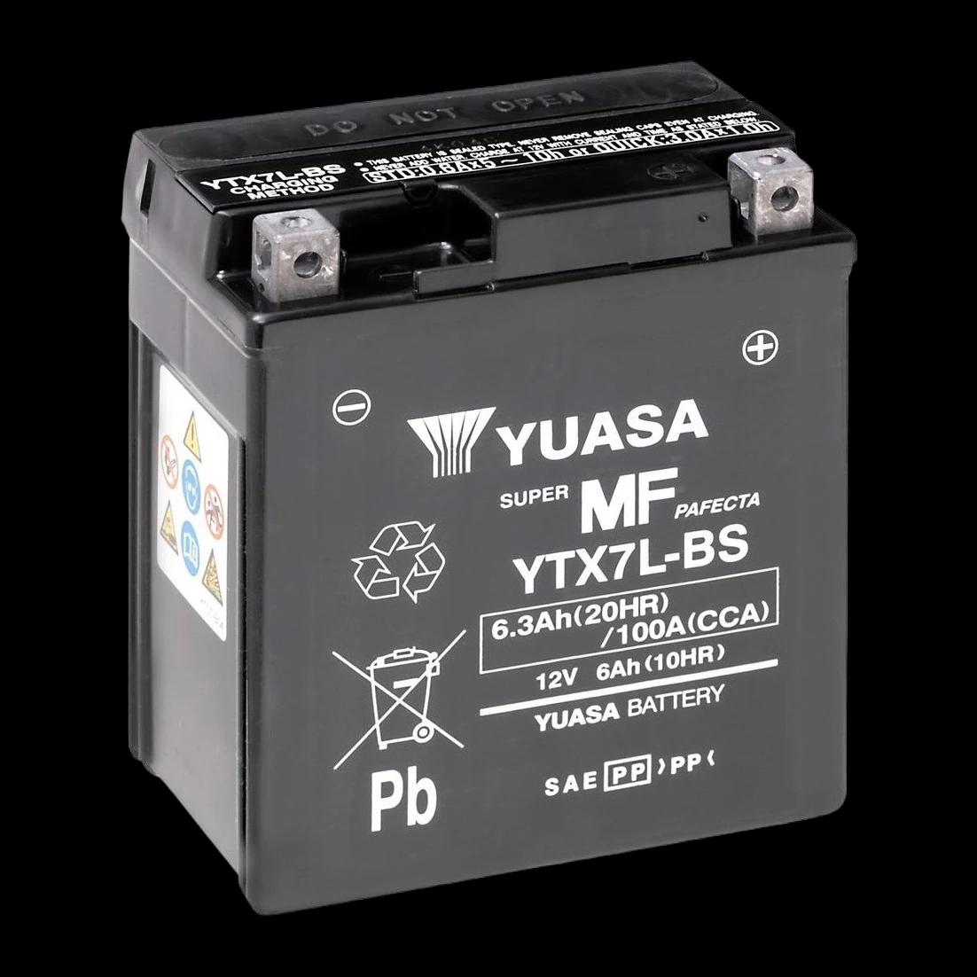Akumulators YTX7L-BS 6Ah 12V