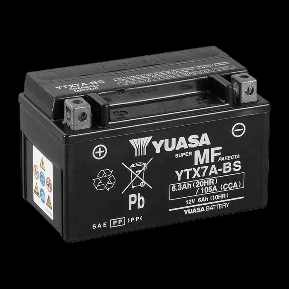 Akumuliatorius YTX7A-BS vartomas 6Ah 12V — nuotrauka 1