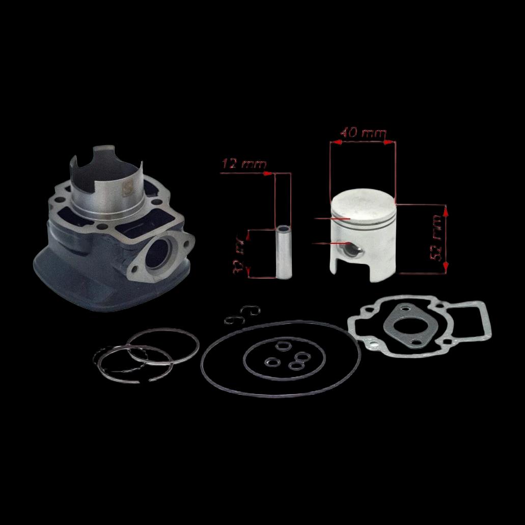 Cilindras su stūmokiu PIAGGIO NRG 40mm 4-kampis TW