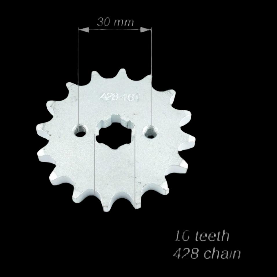 Žvaigždė priekinė 428 16T ašis 12mm — nuotrauka 1
