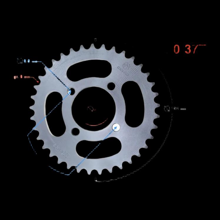 Žvaigždė galinė 420 37T D52mm — nuotrauka 1