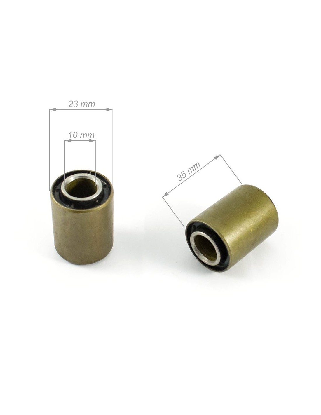 Įvorė metalas-guma-metalas 23x35-D10 — nuotrauka 1