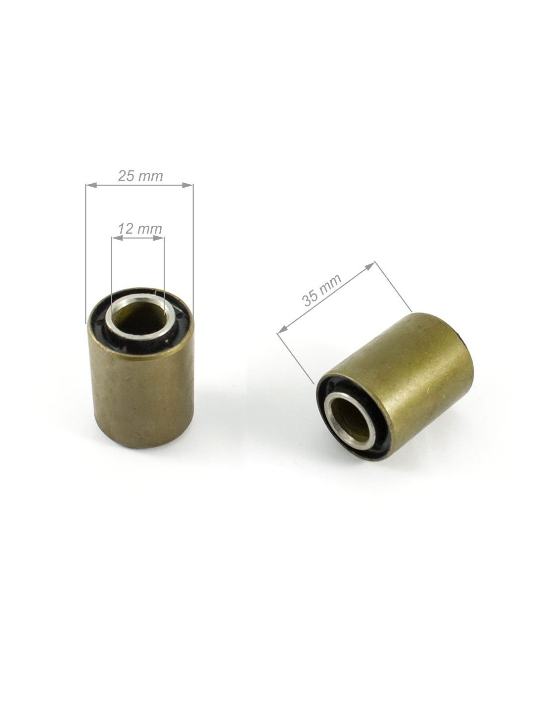 Įvorė metalas-guma-metalas 25x35-D12 — nuotrauka 1