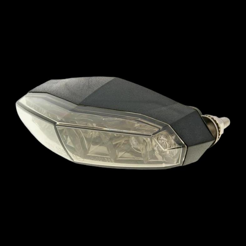 Galinis žibintas motociklui KOSO LED su CE ženklu tamsintas