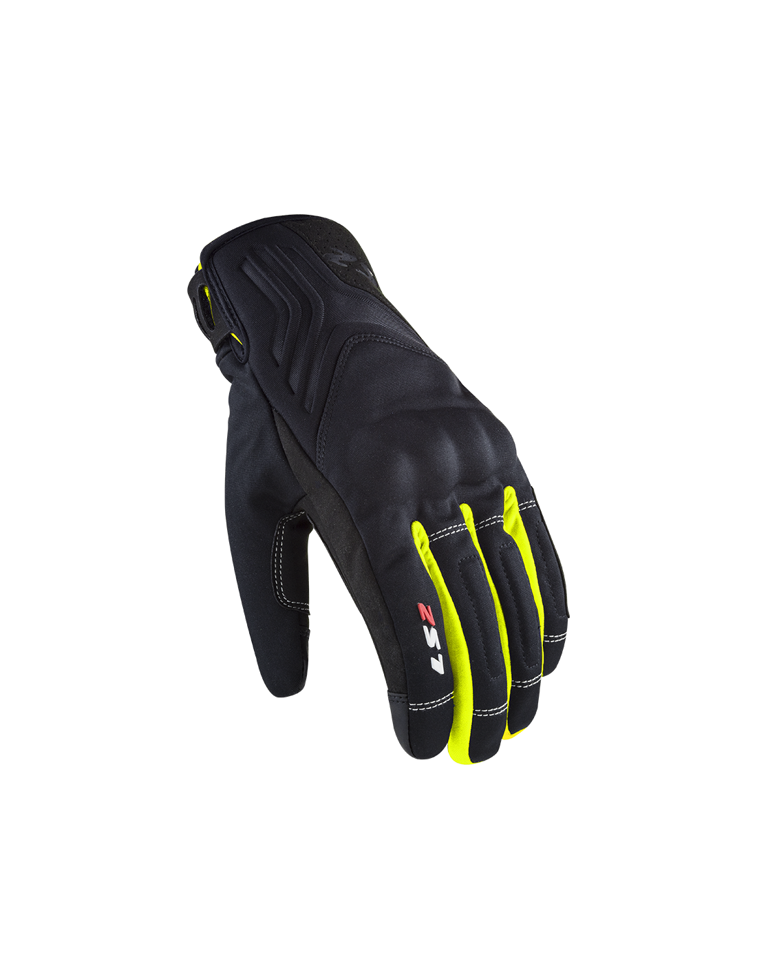 Pirštinės LS2 JET 2 MAN BLACK H-V YELLOW S