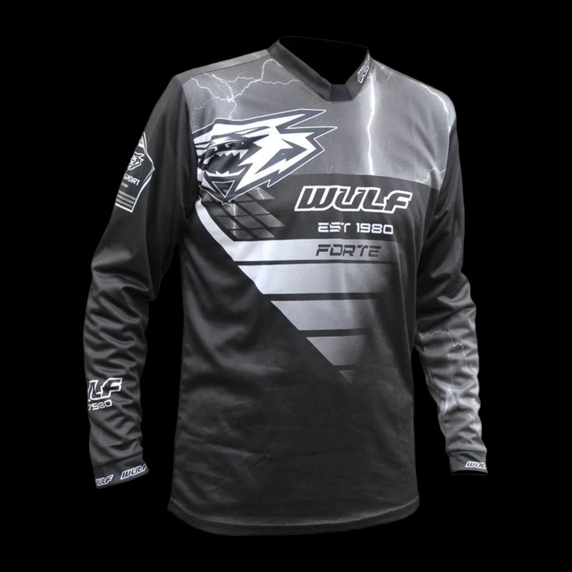 Футболка M/X WULFSPORT RACE, серая, XL