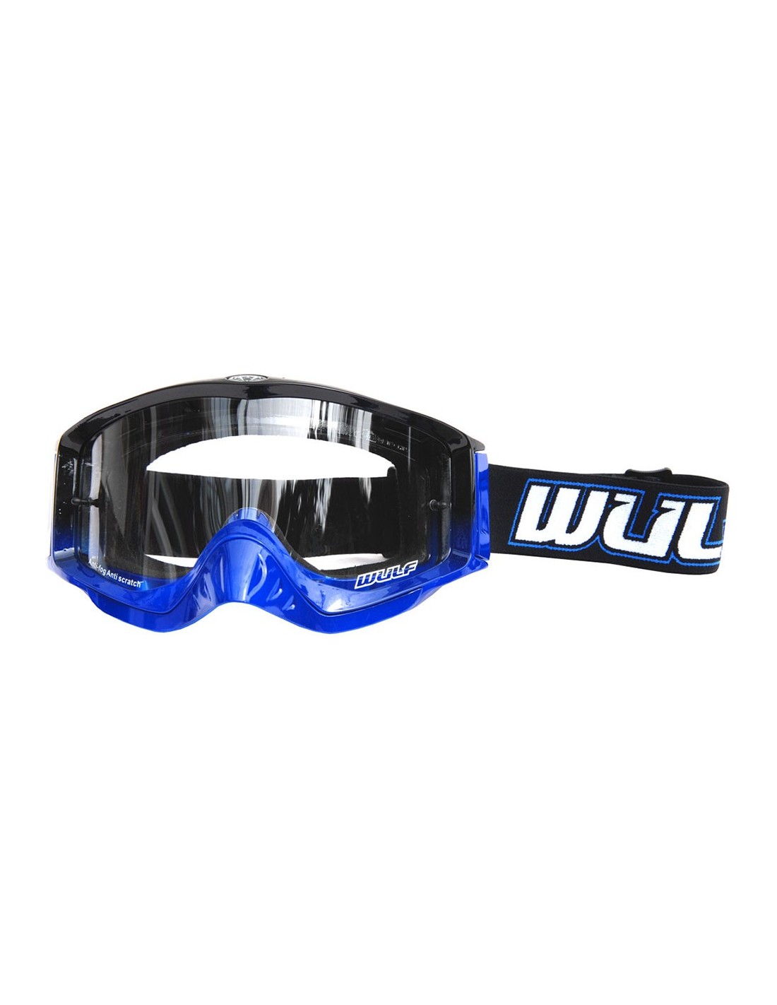 Motokrosiniai akiniai WULFSPORT SHADE mėlyni