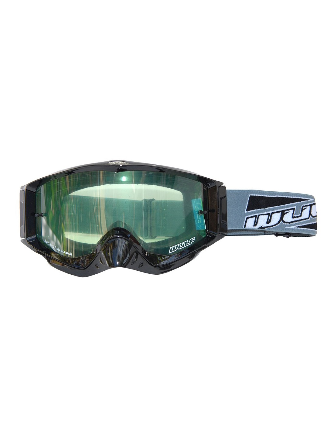 Motokrosiniai akiniai WULFSPORT SHADE juodi