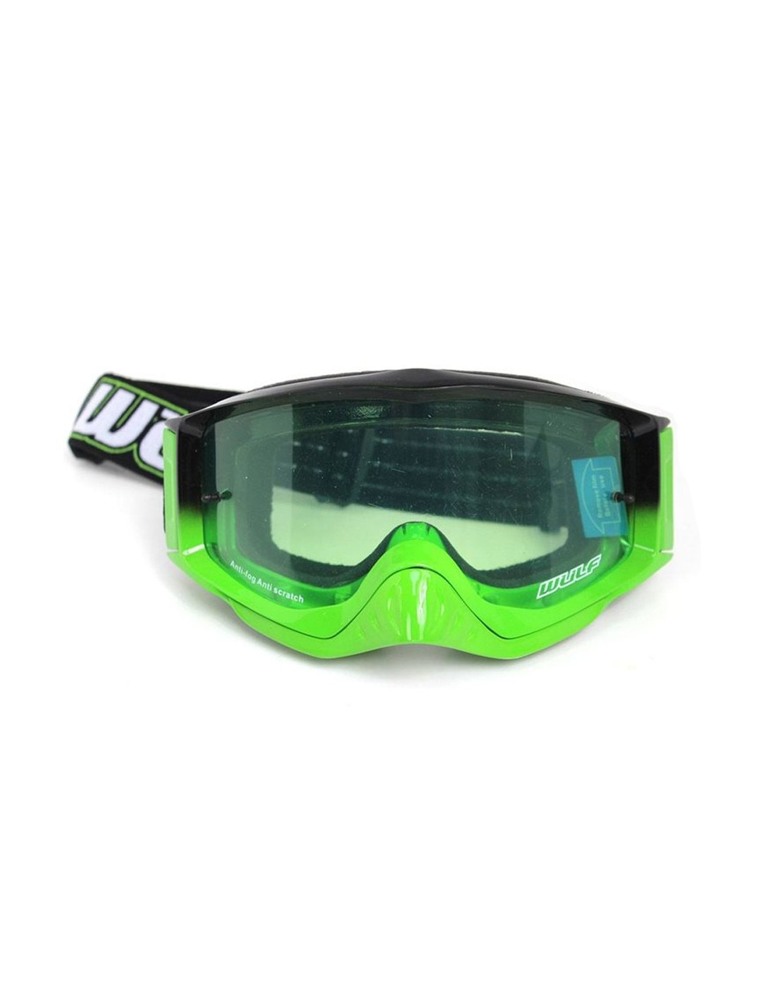 Motokrosiniai akiniai WULFSPORT SHADE žali