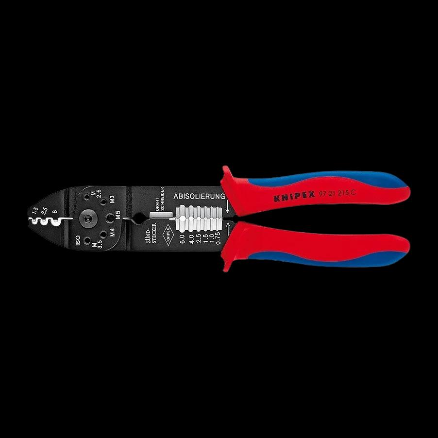 Replės kontaktams ir laidams 0.5-6 mm² Knipex (215C) — nuotrauka 1