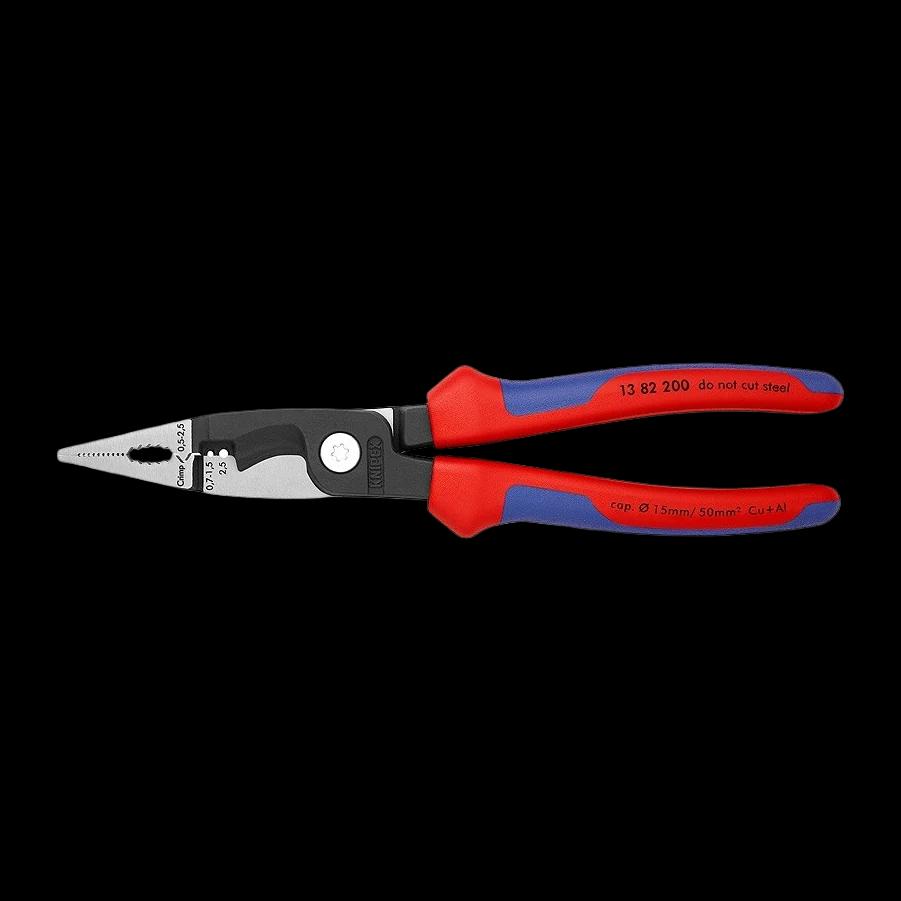 Replės instaliacijai 200mm Knipex (13 82 200) — nuotrauka 1