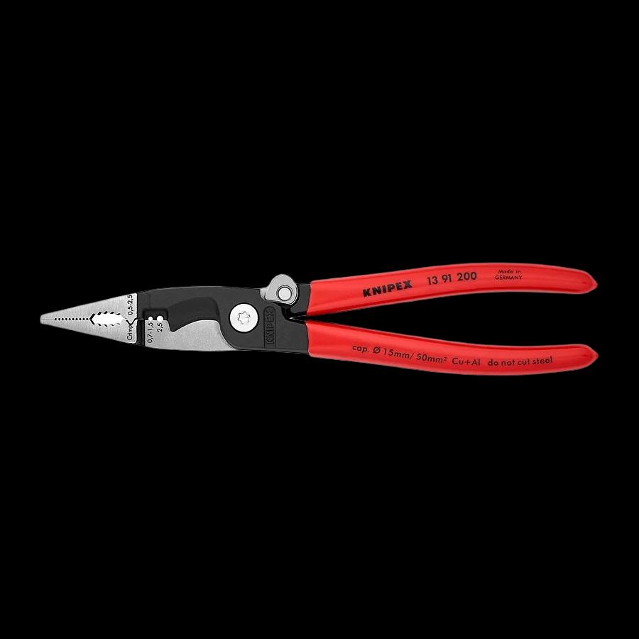 Replės instaliacijai 200mm Knipex (13 91 200) — nuotrauka 1