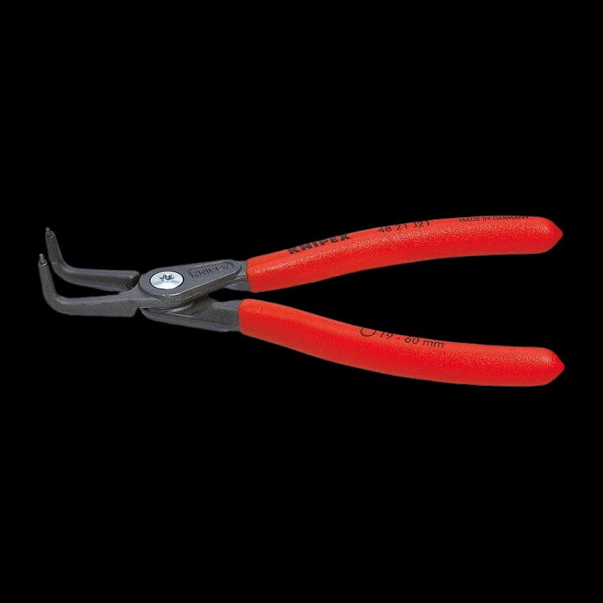 Replės žiedams vidiniams Ø19-60mm lenktos 90° Knipex (48 21 J21) — nuotrauka 1