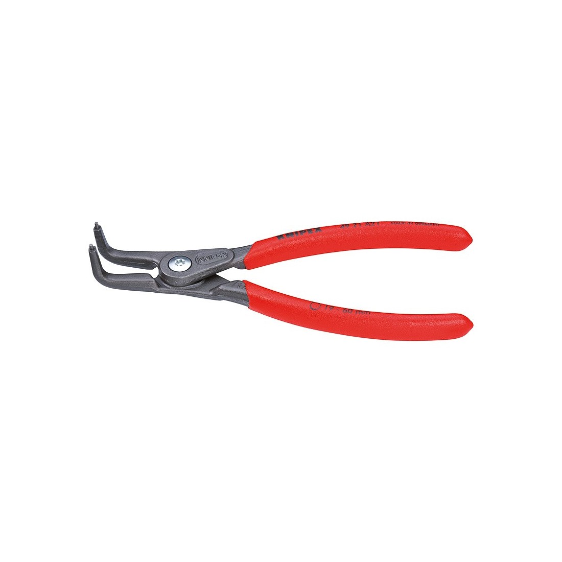 Replės žiedams išoriniams  Ø19-60mm lenktos 90° Knipex (49 21 A21) — nuotrauka 1
