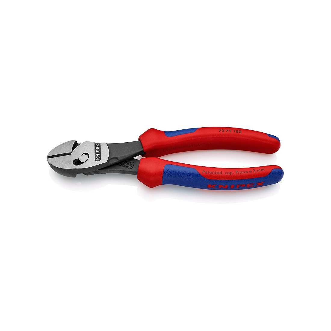 Reples soninio kirpimo TwinForce 180mm Knipex (73 72 180)