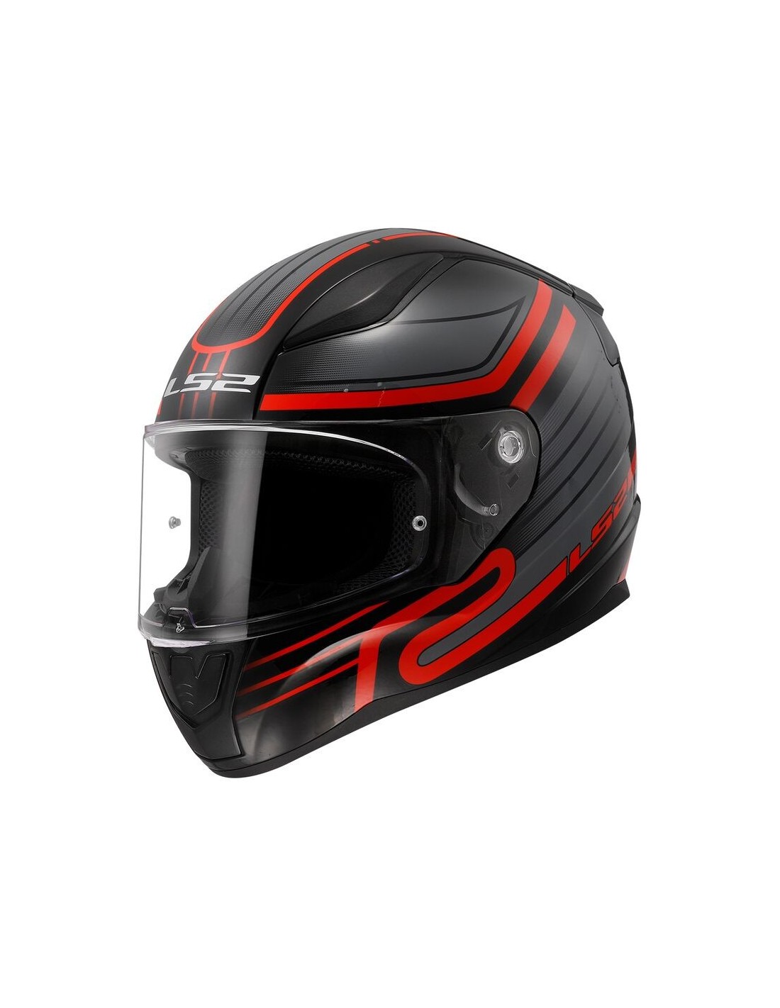 Šalmas LS2 RAPID II CIRCUIT BLACK RED-06 L — nuotrauka 1