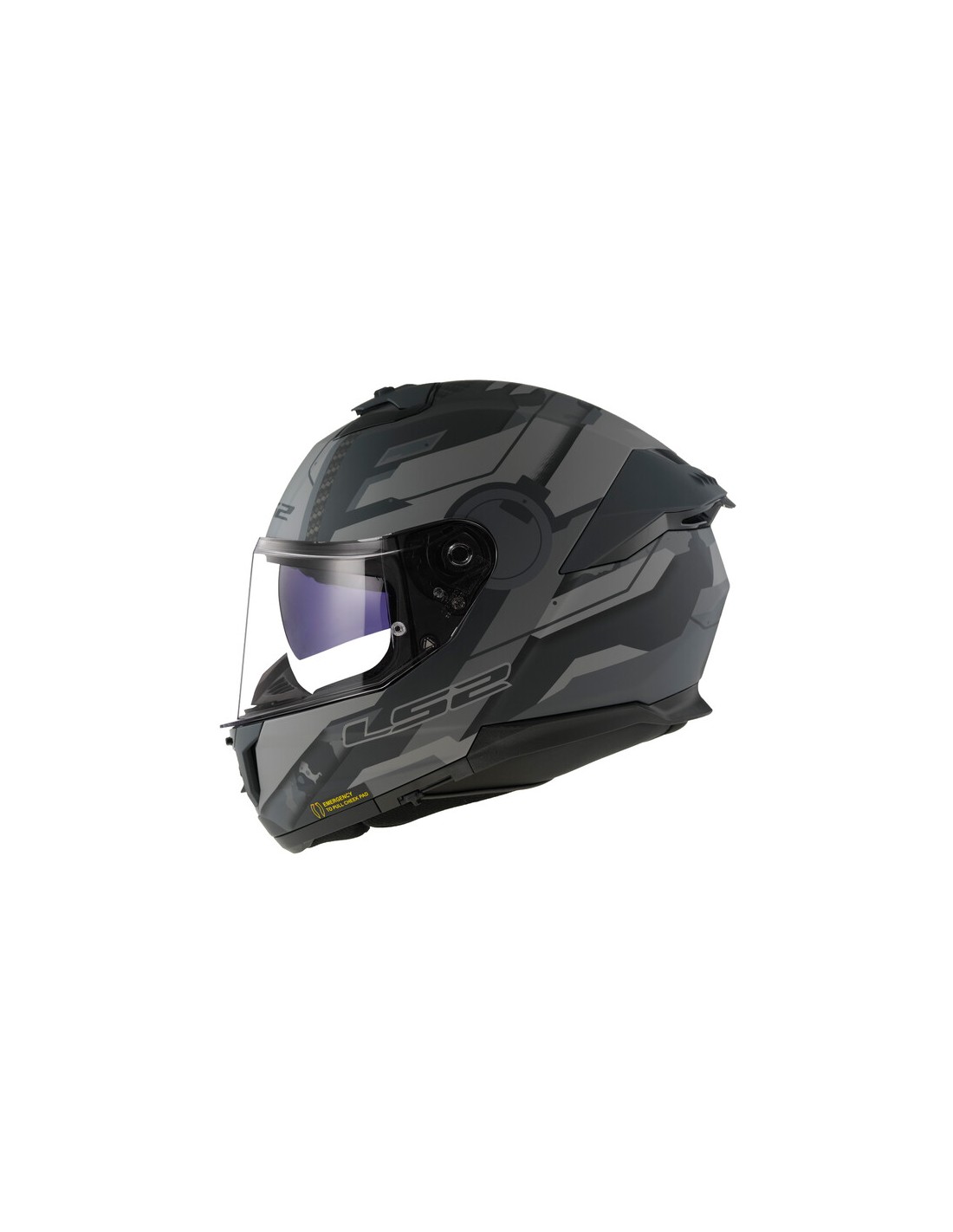 Šalmas LS2 STREAM II SHADOW M.TITAN GREY-06 XL