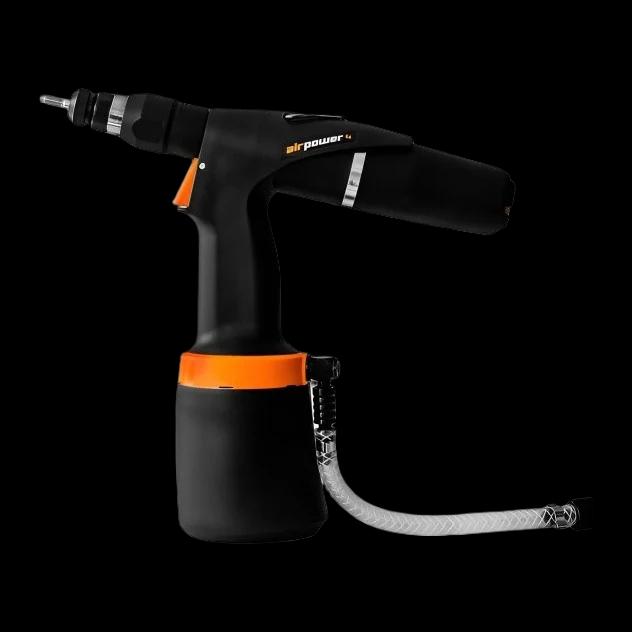 Pneumatinis -hidraul.kniediklis AIRPOWER 4 kniedė-veržlė M3-M12 — nuotrauka 1