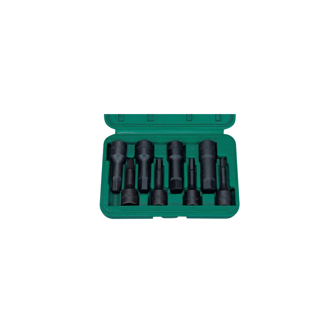 HEX galv.kompl. 4-17mm  1/2" (8vnt) HANS (46016-8MB)