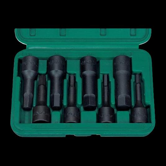 HEX galv.kompl. 4-17mm  1/2" (8vnt) HANS (46016-8MB)