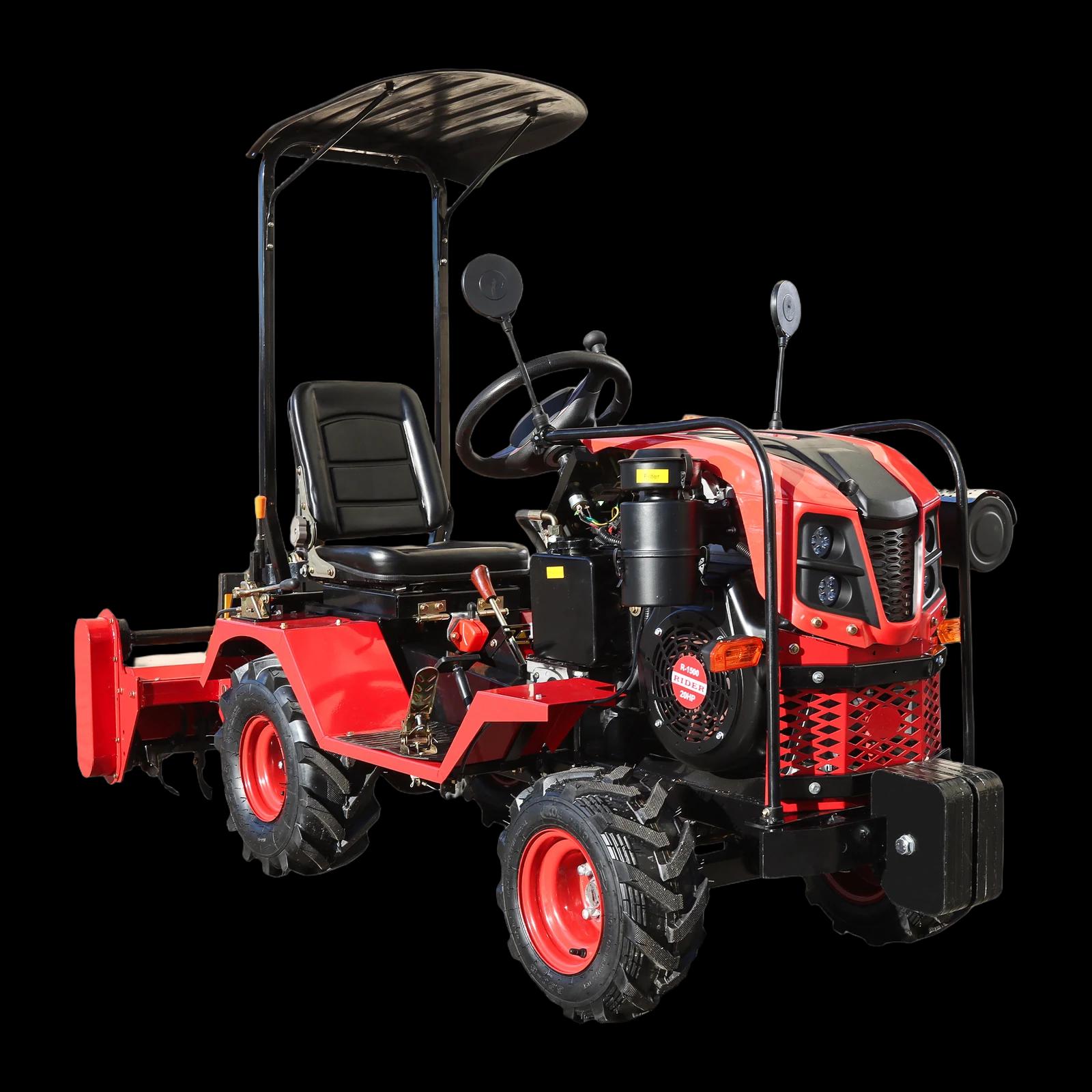 Mini traktoriukas Rider-1500 su aktyvia freza