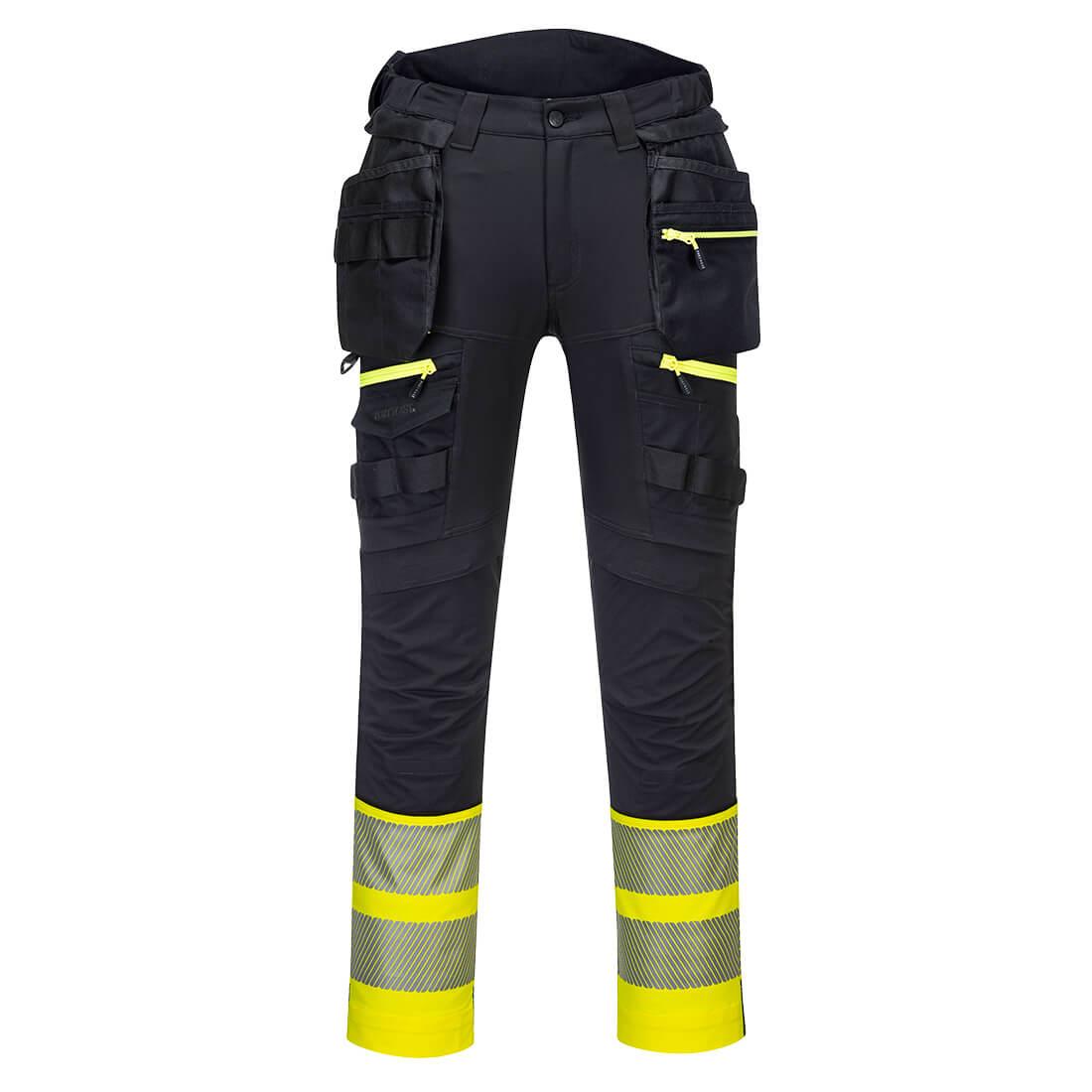 Darbo kelnės DX445 Hi-Vis su nusegamomis kišenėmis — nuotrauka 1