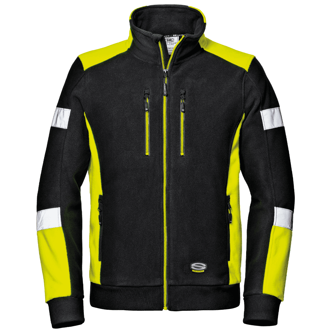 Megztinis Comfort Fleece HI-VI Geltonas/Juodas — nuotrauka 1