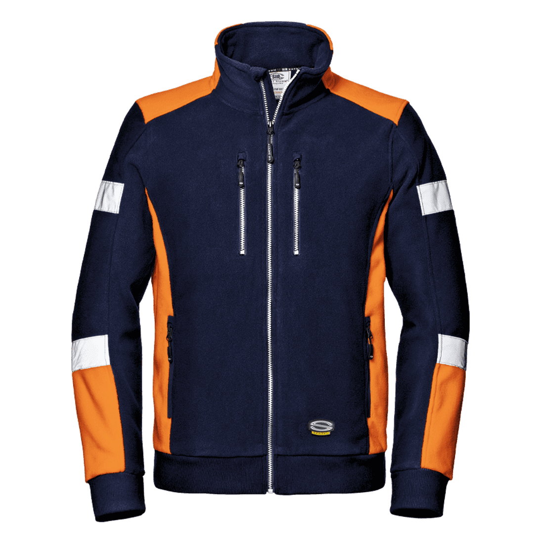 Megztinis Comfort Fleece HI-VI Oranžinis/Mėlynas — nuotrauka 1