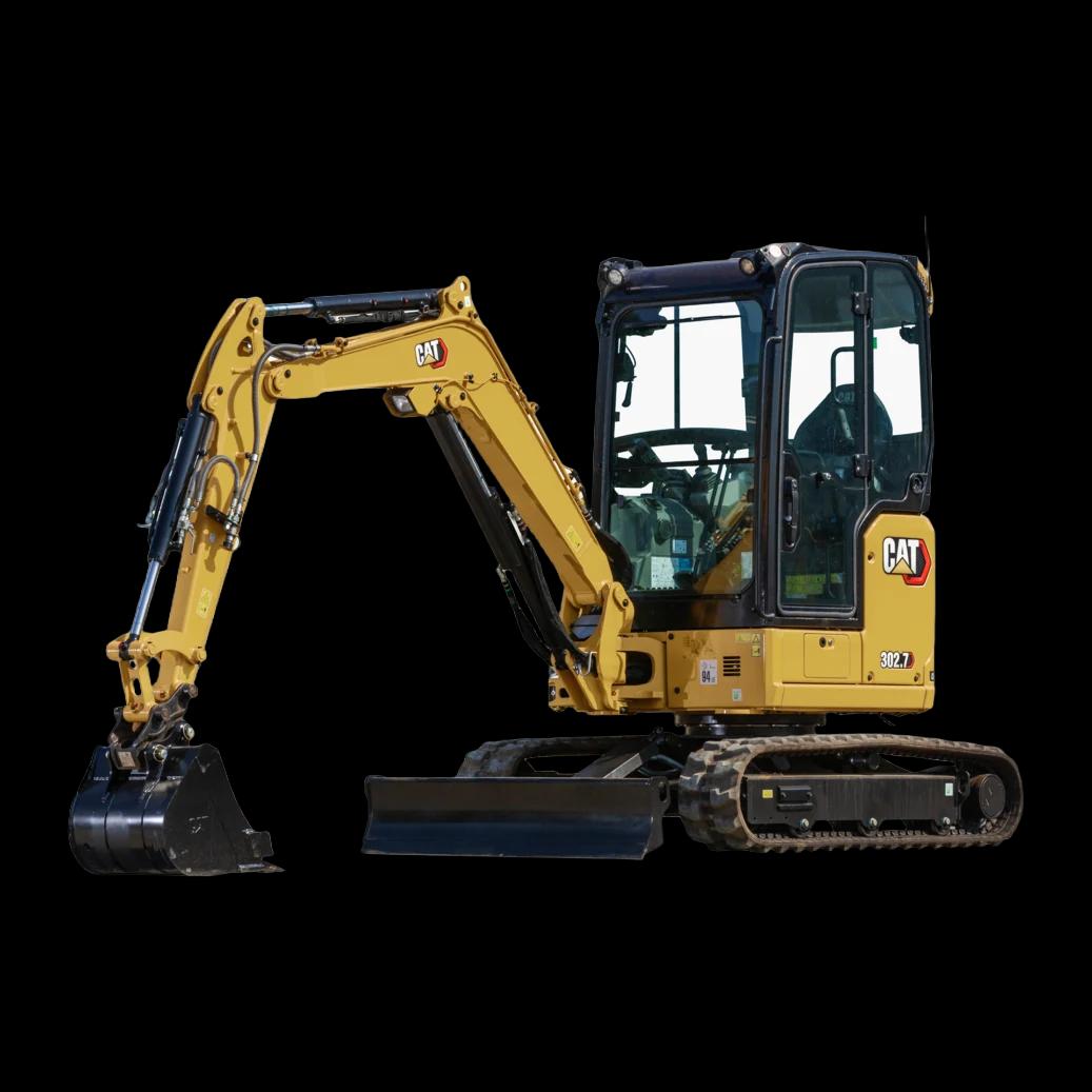 Mini ekskavatorius CAT302.7 — nuotrauka 1