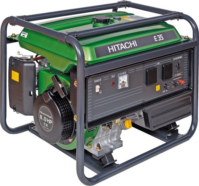 Benzininis elektros generatorius 3-3,3 kW HITACHI