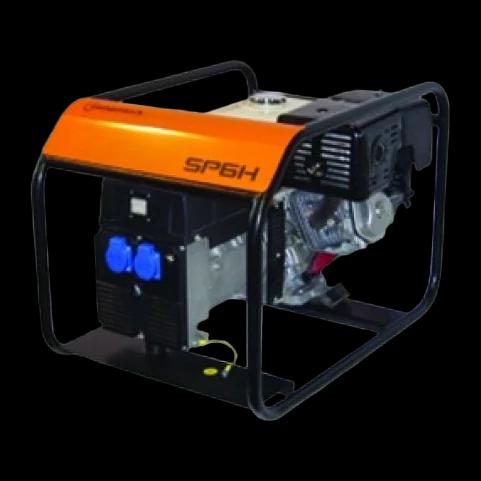 Benzininis elektros generatorius 6,0 kW SDMO, SP6H — nuotrauka 1