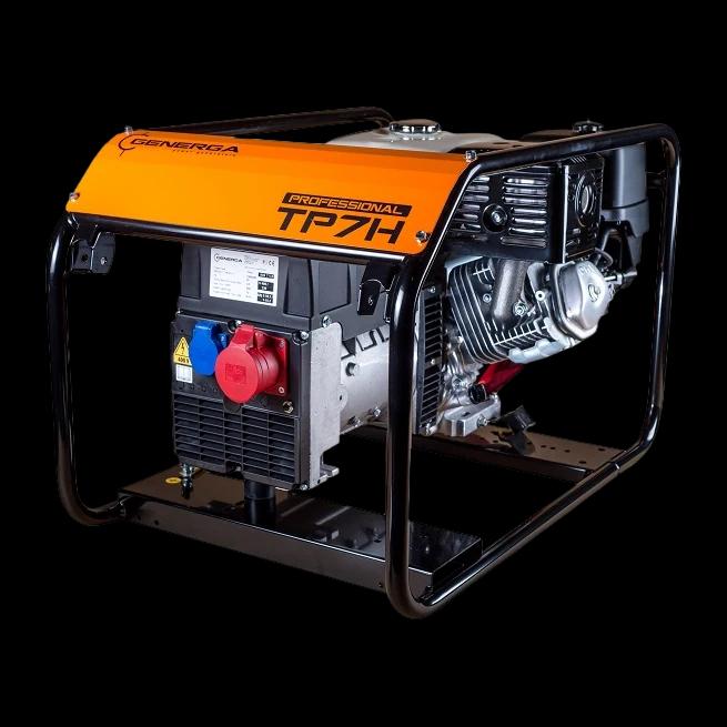 Benzininis elektros generatorius 5,6 kW SDMO, TP7H — nuotrauka 1