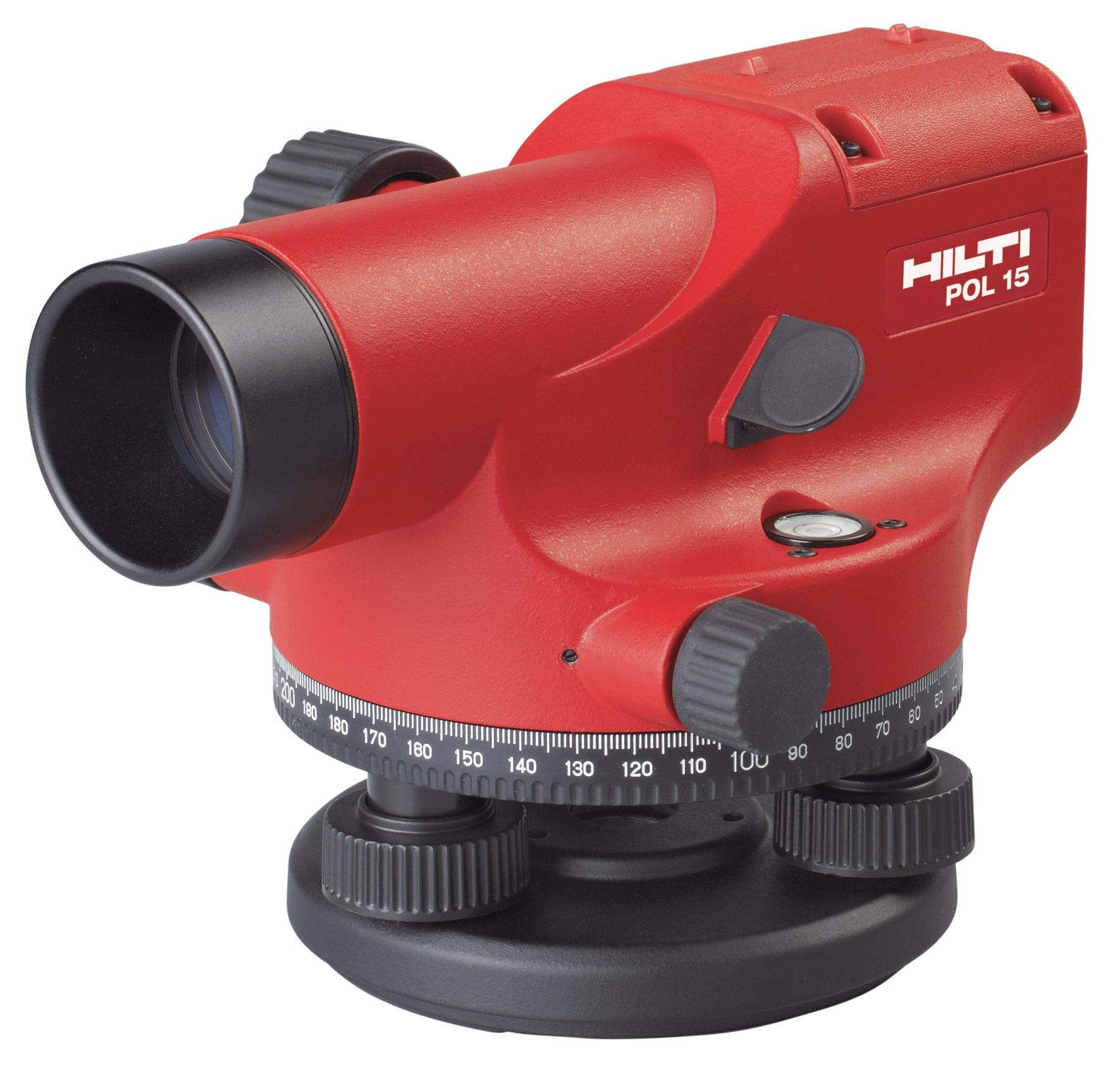 Optinis nivelyras STABILA, HILTI POL15
