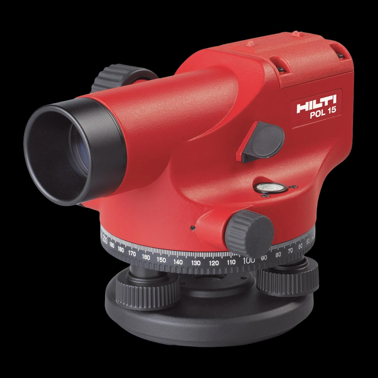 Optinis nivelyras STABILA, HILTI POL15 — nuotrauka 1