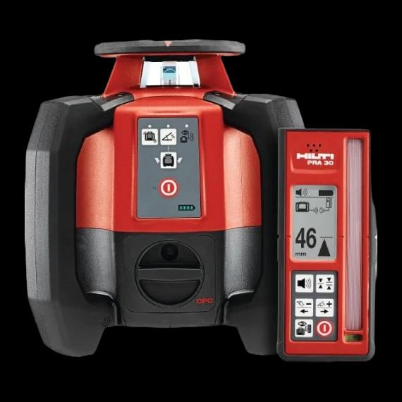 Lazerinis automatinio orientavimo rotacinis nivelyras HILTI PR-30 HVS, BOSCH GRL 300HV