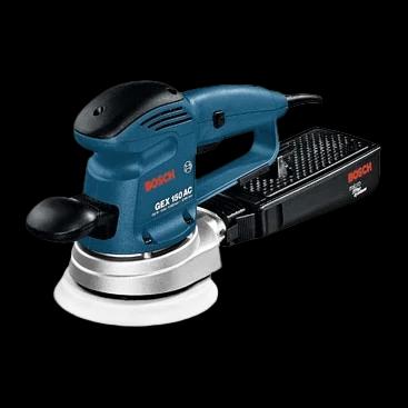Šlifuoklis ekscentrinis BOSCH GEX 150 Turbo, MAKITA BO 6030 — nuotrauka 1