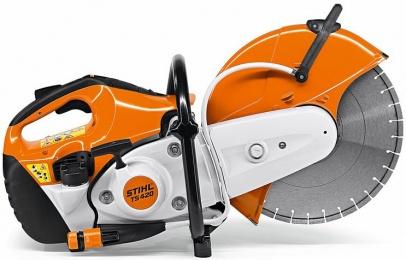 Benzininis pjoviklis su 350 mm disku, STIHL TS 420 — nuotrauka 1