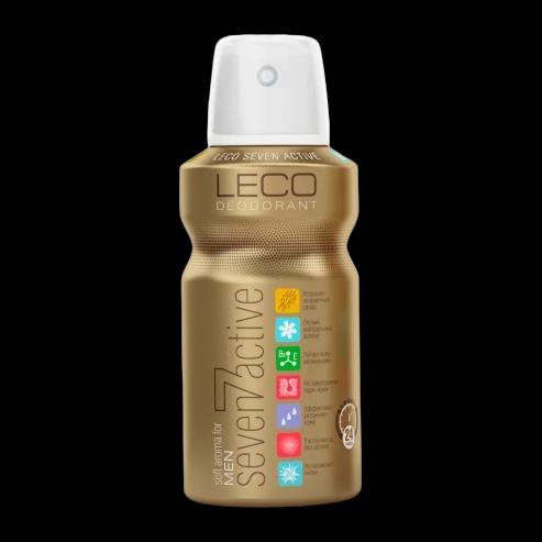 LECO antiperspirantinis dezodorantas Seven Active GOLD Vyrams