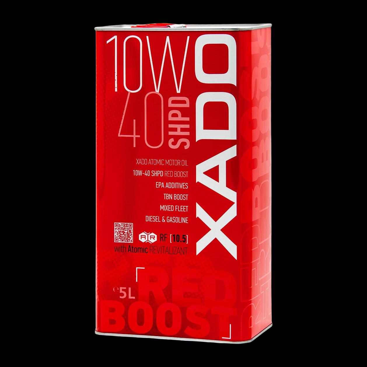 XADO Atomic Oil 10W-40 SHPD (SL/CI-4) RED BOOST