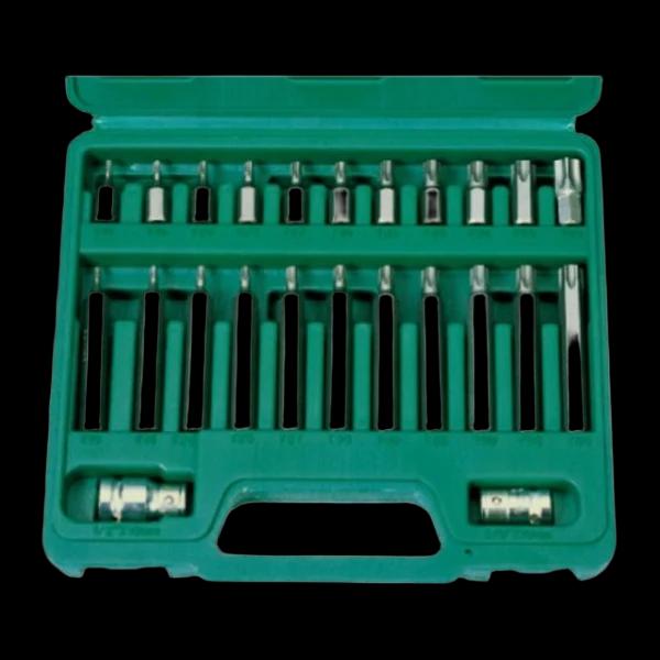 Torx antgalių komplektas (24 vnt.) HANS (06424) — nuotrauka 1